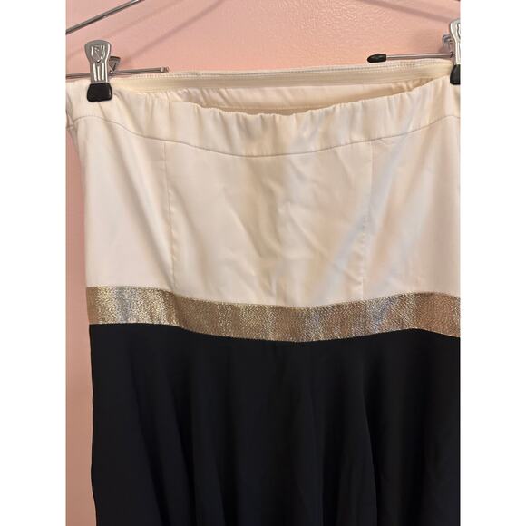 Express Y2K Strapless Colorblock Women's Mini Dress HOCO 10 - Picture 5 of 9